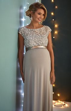 robe de soirée chic femme enceinte