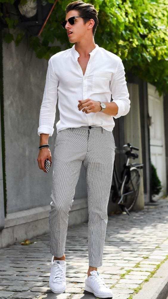 tenue homme chic