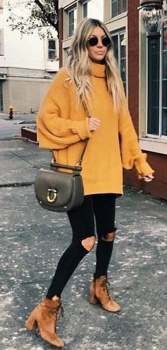 pull jaune look