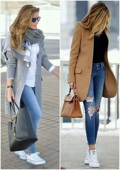 tenue chic et décontracté femme