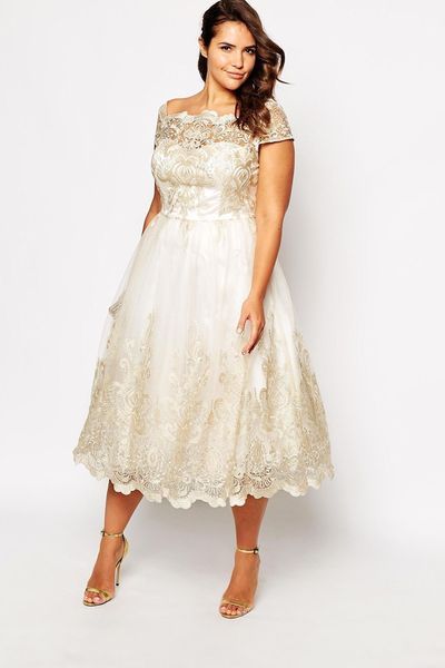 robe chic pour mariage femme ronde