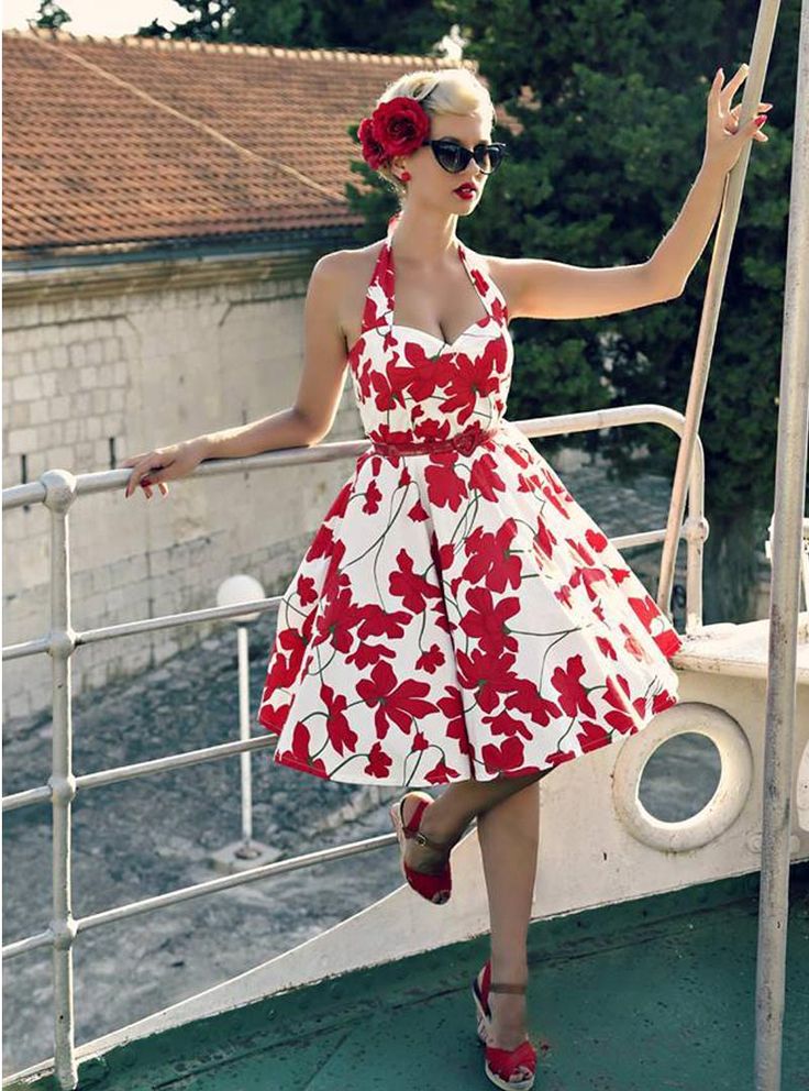 Robe Vintage, Retro, Années 50, rockabilly, gothique, punk, rock