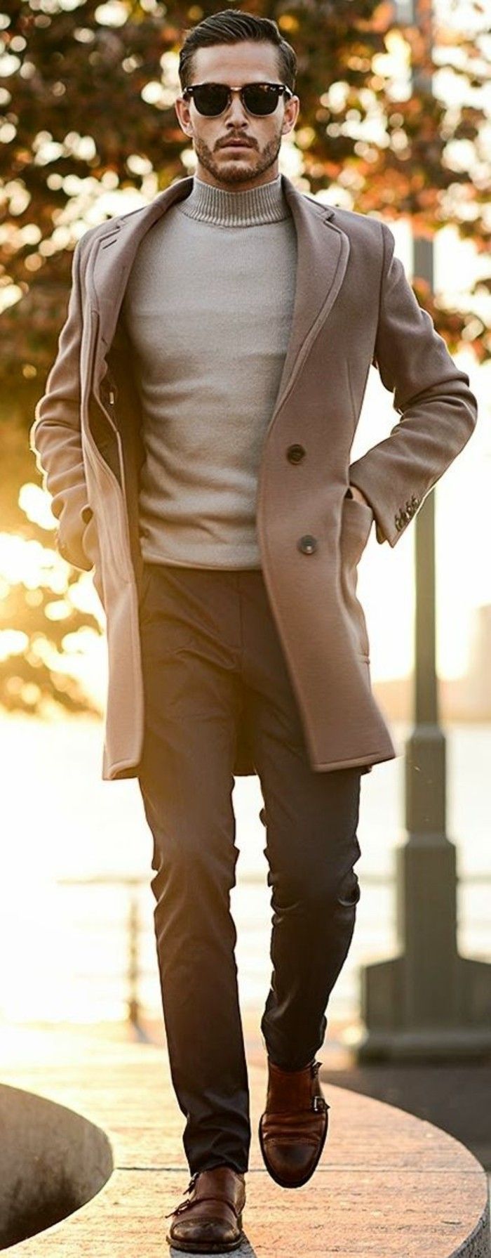 tenue homme chic décontracté hiver