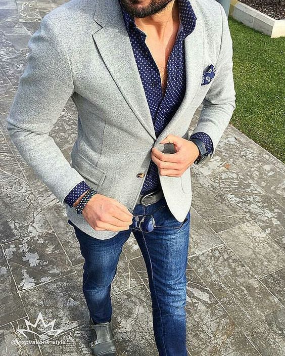 blazer gris