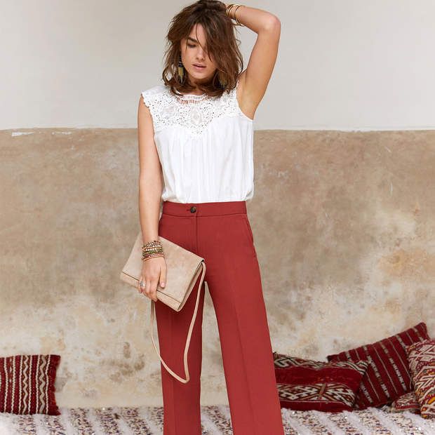 tenue mariage champetre femme pantalon