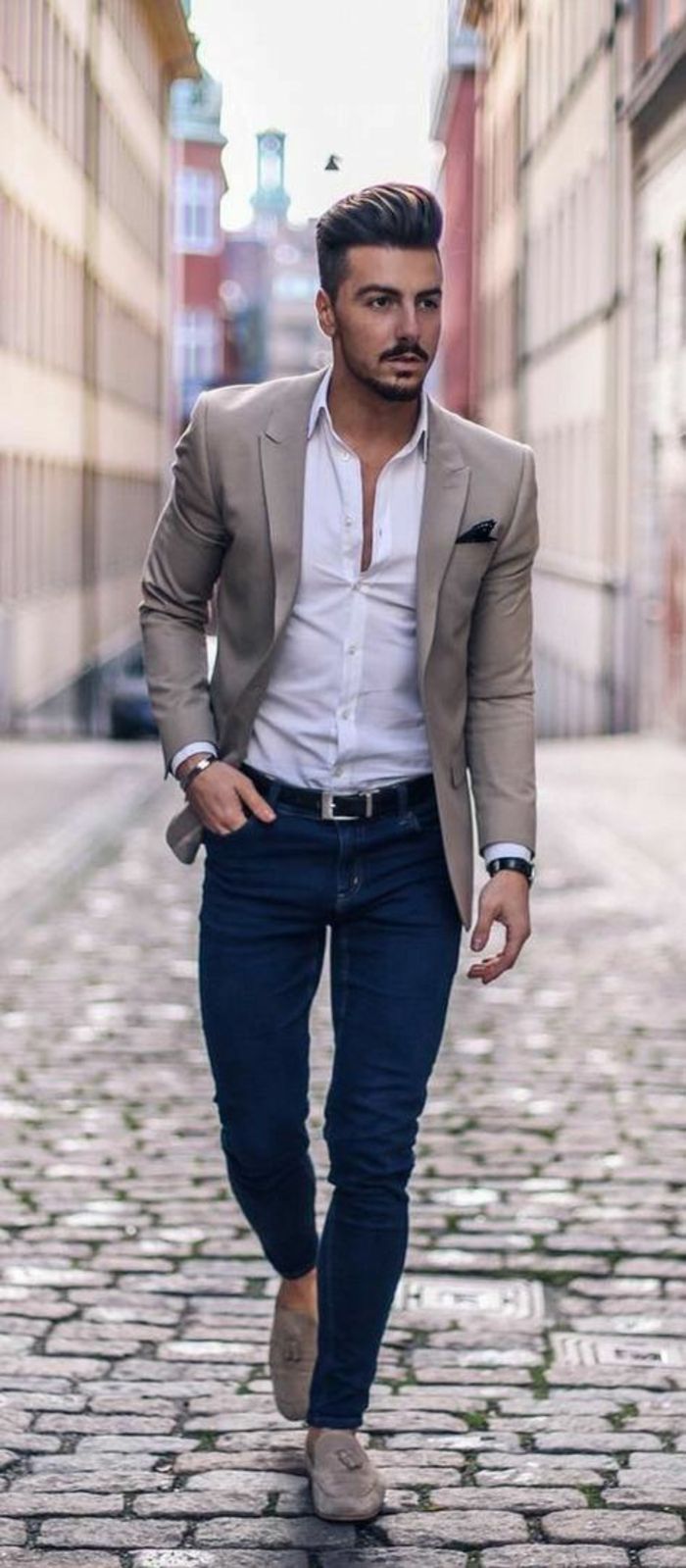 tenue homme chic