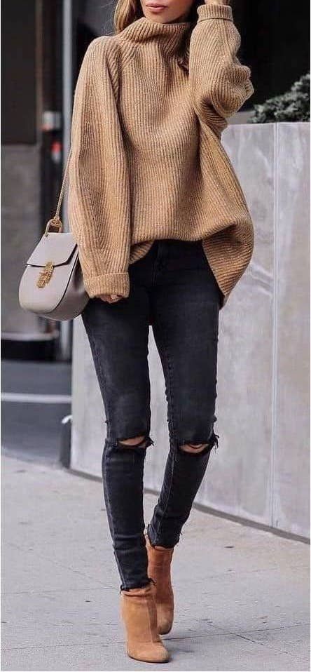 tenue d'hiver femme chic