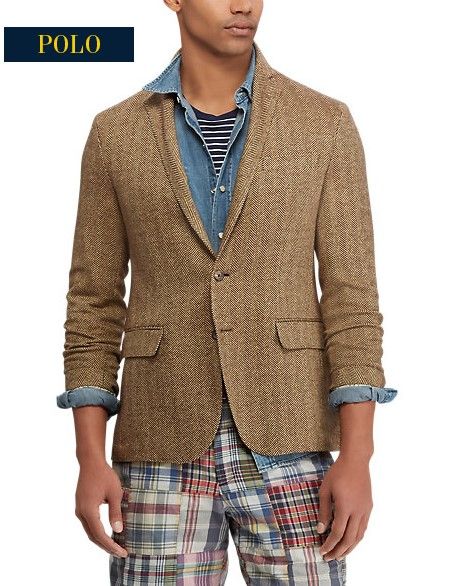 Blazer Morgan à chevrons Ralph Lauren - Blazer Homme Ralph Lauren