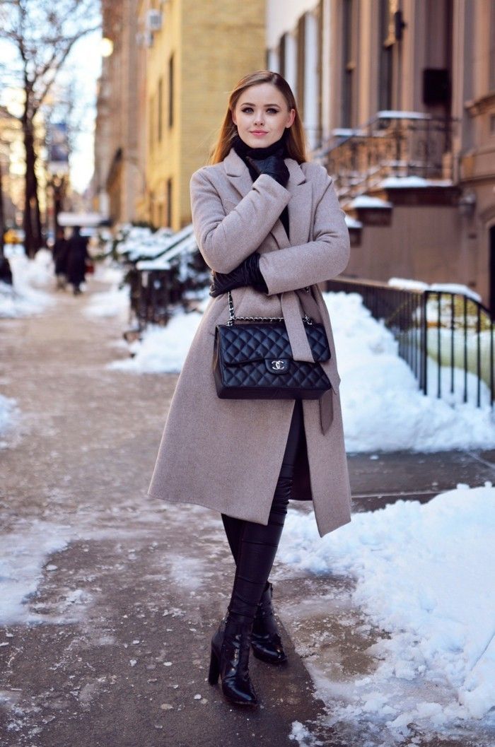 tenue d'hiver femme chic