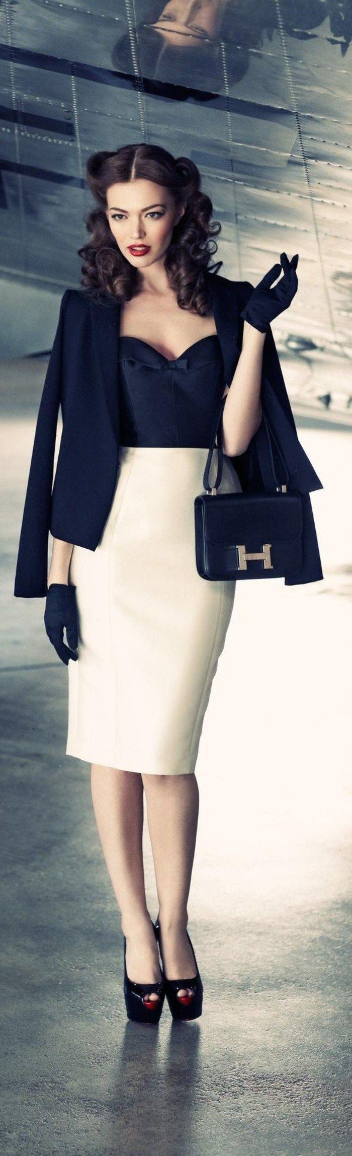 tenue femme chic et glamour