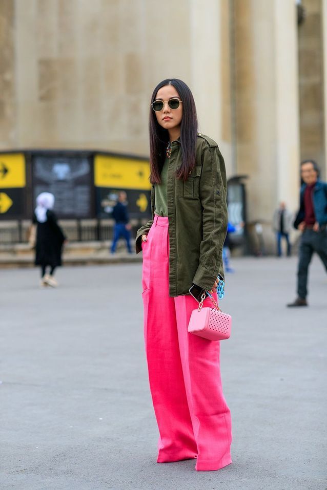 comment porter un pull rose fushia