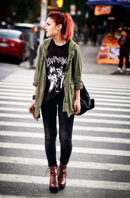 look rock chic femme 2021