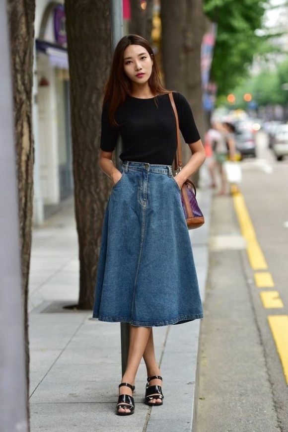 Jupe en jean : comment la porter ? 8 idées looks - Taaora - Blog