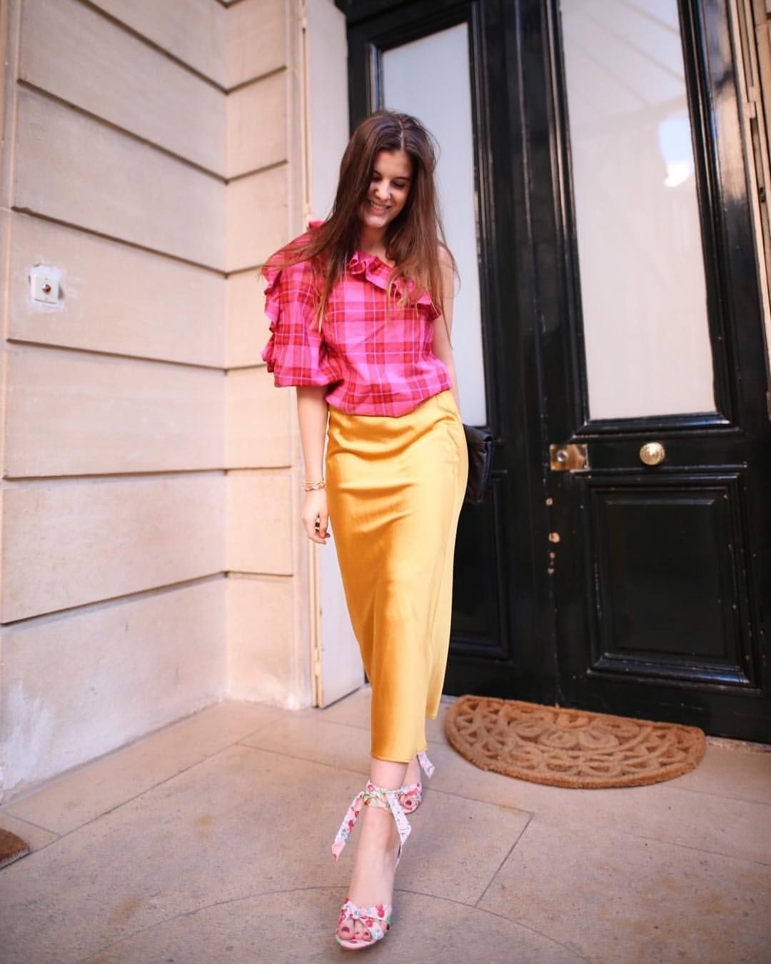 look jupe jaune