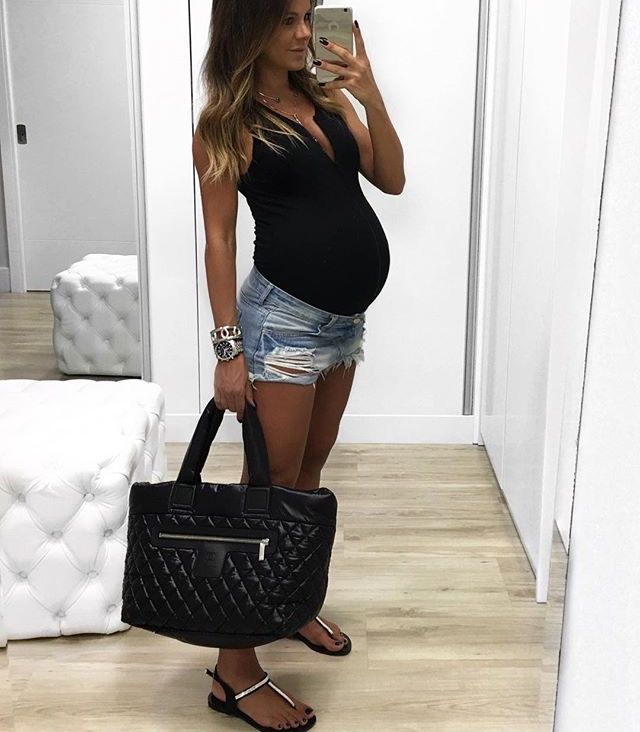 look femme enceinte été