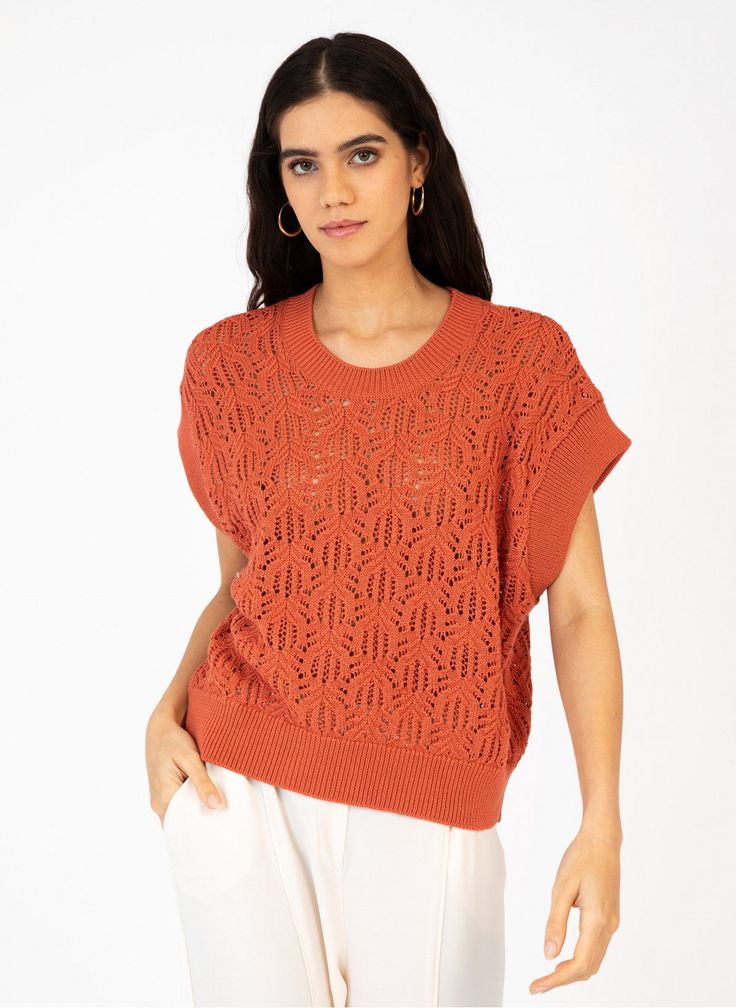 tenue pull orange