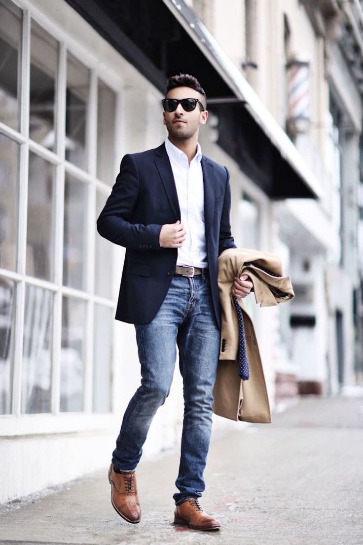 blazer homme bleu marine