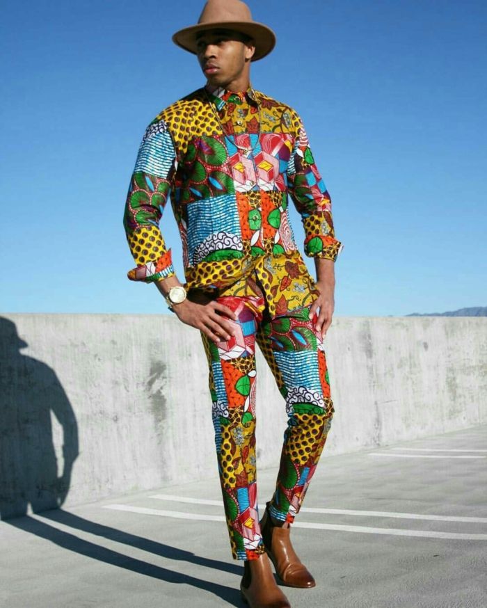 tenue africaine homme en pagne