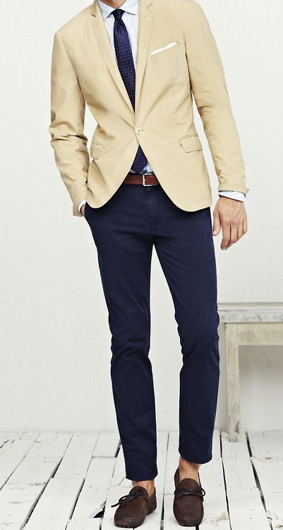 blazer beige homme