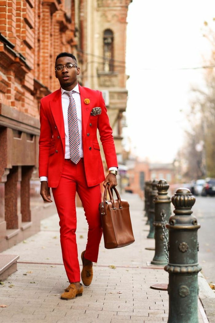 blazer rouge homme