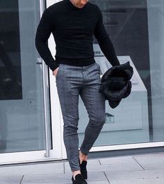 look pantalon carreaux homme