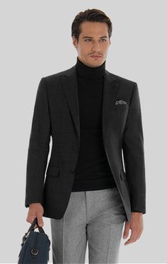 blazer col roulé