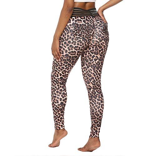 Bylydeco-deco Leggings Femme Pantalon de Yoga Taille imprimé