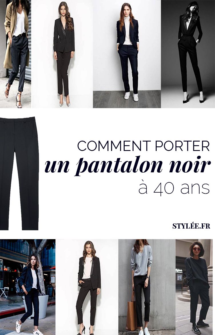 que mettre avec un pantalon noir femme