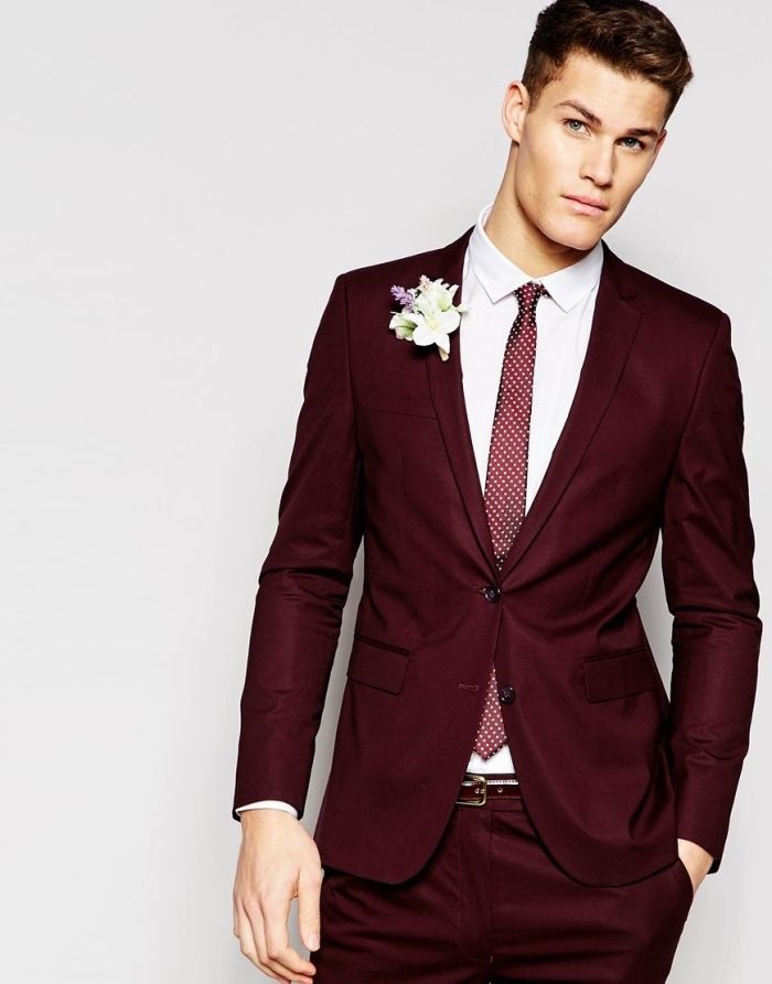 blazer bordeaux homme