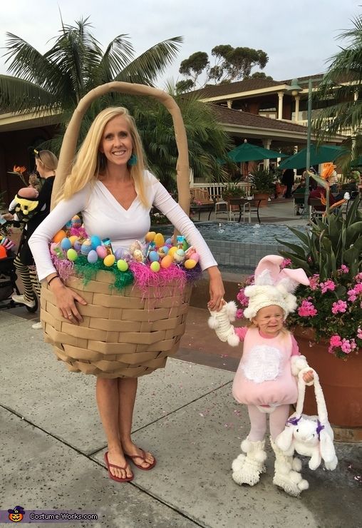 Easter Bunny and Basket Costume | Creative DIY Costumes