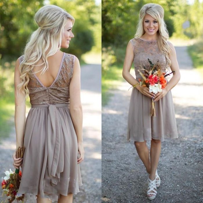 tenue mariage femme theme champetre