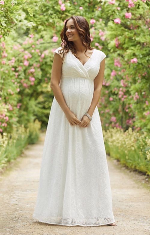 robe mariage civil pour femme enceinte