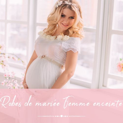 robe de mariée hiver femme enceinte