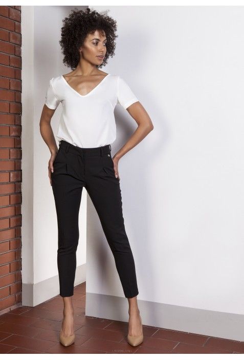 pantalon noir et blanc