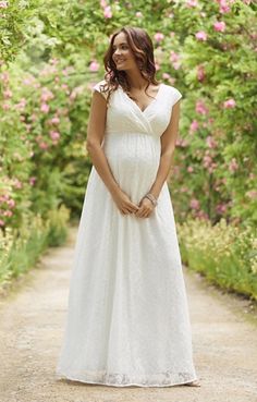 robe mariage civil femme enceinte