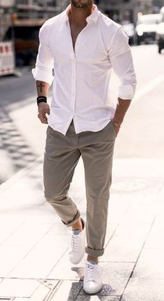 tenue décontractée chic homme été