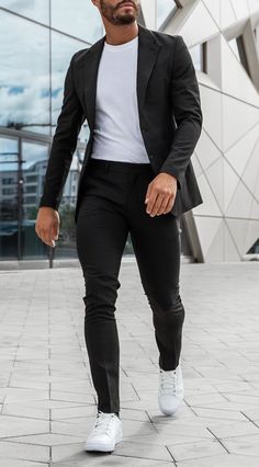 tenue jean noir homme