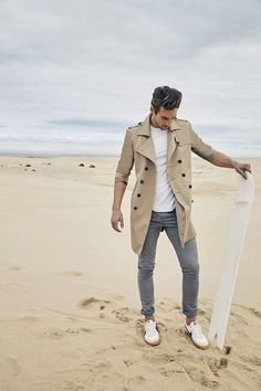 tenue trench homme