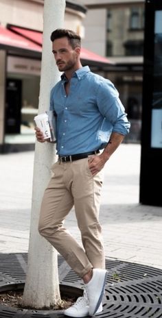 tenue décontractée chic homme été