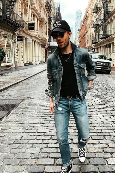 comment porter une veste en jean homme