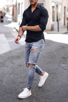 tenue homme chic été