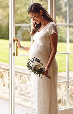 9 Just in case lol ideas | pregnant wedding dress, pregnant