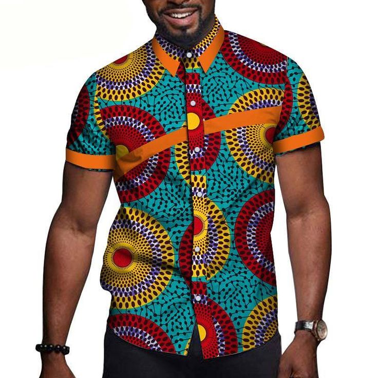 chemise africaine homme wax