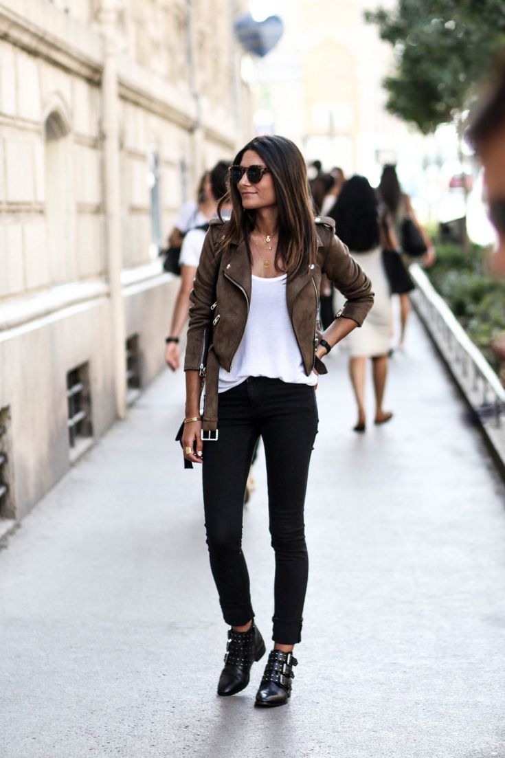 idee de tenue avec un jean noir