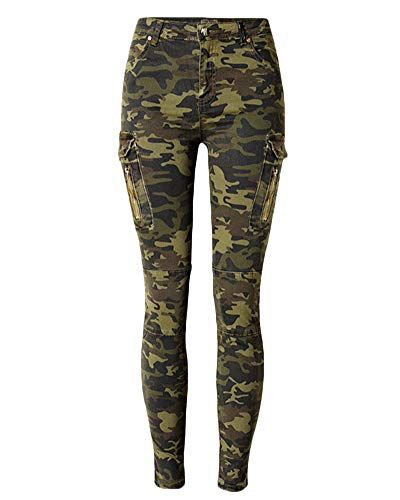 jean camouflage femme