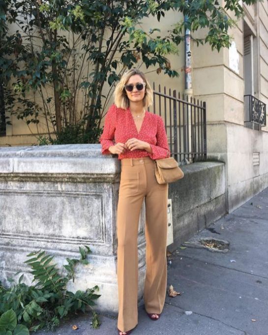 que mettre avec un pantalon beige femme