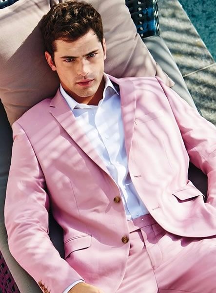 veste rose homme