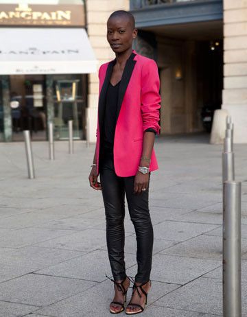 blazer rose fushia