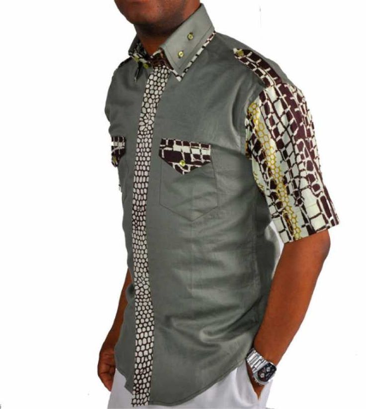 chemise africaine homme wax