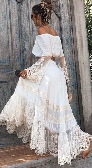 tenue invitée mariage boheme chic femme